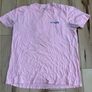Columbia Men's Light Pink Short Sleeve Tee